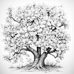 flowering dogwood tree