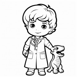 newt with nurse uniform