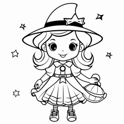 cute halloween witch