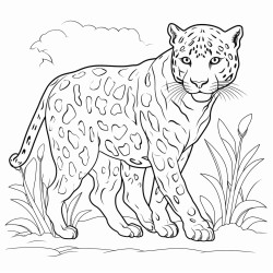 un jaguar del amazonas