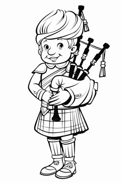 only bagpipe instrument
