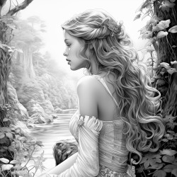 princess lost in the woods
