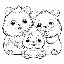 Moustros tiernos bonitos