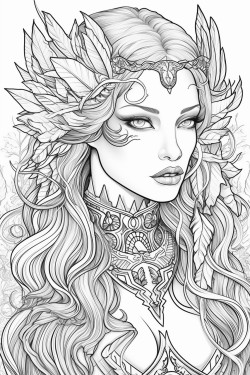 coloring page without colors and grayscale