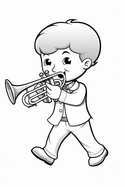 only the musical instrument the trumpet