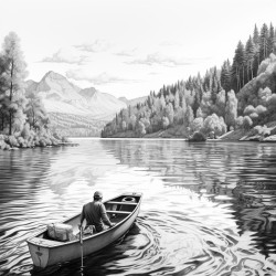 fishing on the lake