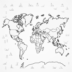 a map of the world