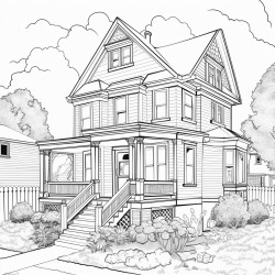 house with dosp homeschoolers inside