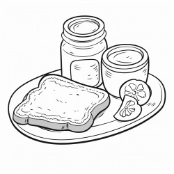 wholewheat toast with a nut butter spread and sliced banana snacks food