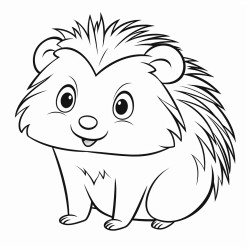 a cute icelandic hedgehog