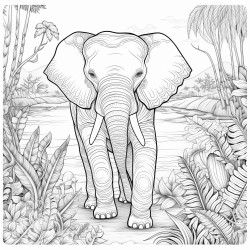 elephant jungle ocean