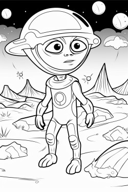 alien creatures on a planet