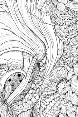 zentangle with pencils crayons writing paper