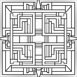geometric pattern full page