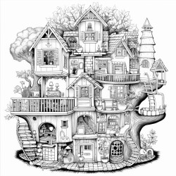 house with dosp homeschoolers inside