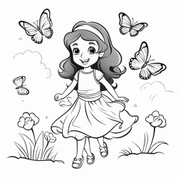 ghost chasing butterflies