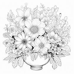 cozy french antique flowers