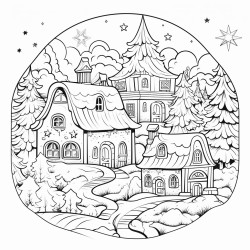 christmas coloring page