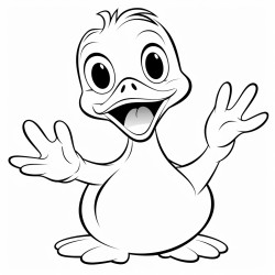 duck saying hi