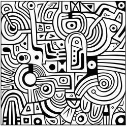 african abstract background