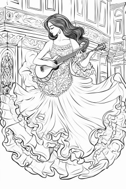 spanish flamenco dancing