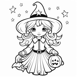 cute halloween witch