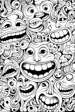 smiley faces trippy psychedelic