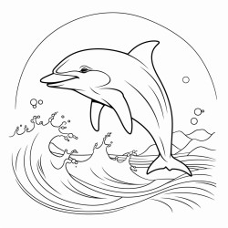 dolphin in the sea