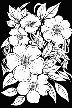 create a page with flowers