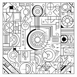random geometrical shapes that relieve stress