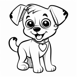 a cute dog