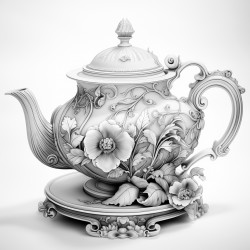 one tea pot one teacup