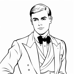 rich white male in his 20s from the 1920s
