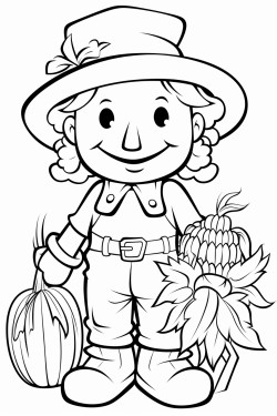 a cute scarecrows