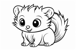 fantasy cute and adorable little forest creature that talks and crawls