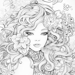 make it colorless like in a coloring book