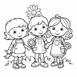 imgenes en blanco y negro para nios de 1 a 3 aos para colorear y divertidas