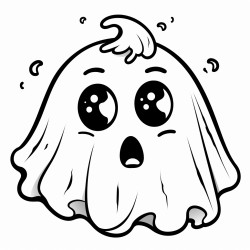 un dessin dhalloween avec les motions triste colre joie
