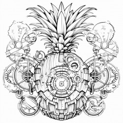 steampunk pineapple