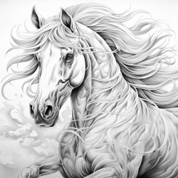 a horse