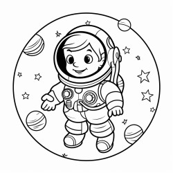 kosmonaut bajkowy dzieci