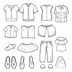 set of clothes
