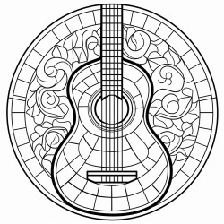 mosaic guitar