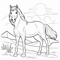 un hrisson qui monte  cheval