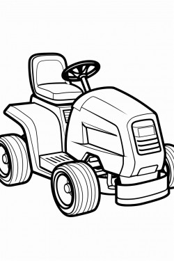 ride on lawn mower simple