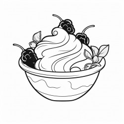 blueberry frozen yogurt