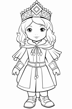 a kid with a snow queen costume