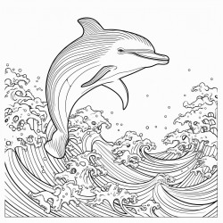 dolphin swimming in the ocean