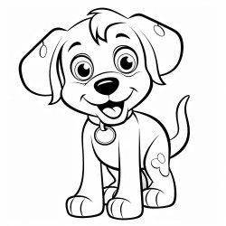 happy cut dog