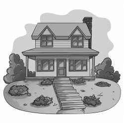 house with a ramp for a wheelchair